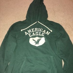 American Eagle Outfitters Men’s Hoodie Green Large